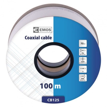 Koaxiální kabel CB125, 100m