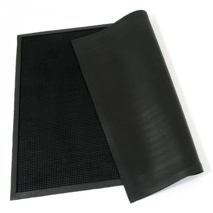 Gumová vstupní kartáčová rohož Rubber Brush - 120 x 90 x 1,2 cm