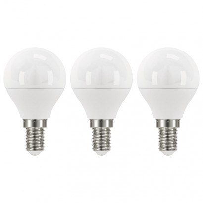 LED žárovka Classic miniglobe 6W E14 neutrální bílá, 3 ks