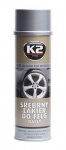 K2 SILVER LACQUER FOR WHEELS RALLY 500 ml - stř...