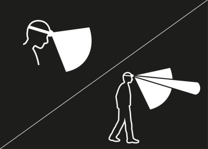 Čelovka PETZL Aria 2 RGB, černá, 450 lm - E070BA00