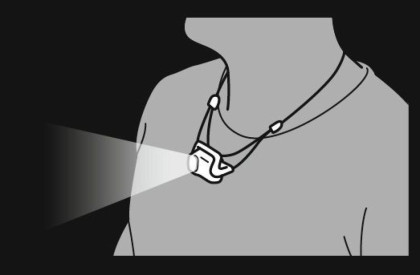 Čelovka PETZL Bindi, černá, 200 lm - E102AA00