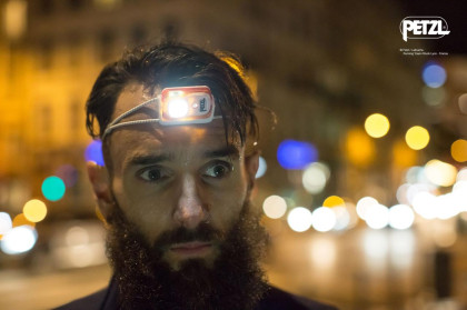 Čelovka PETZL Bindi, černá, 200 lm - E102AA00