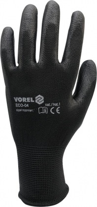 Rukavice pracovní polyeter/polyuretan 10"