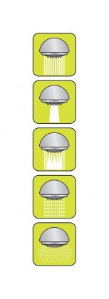 Sprchová hlavice 5 funkcí FALA Detifos