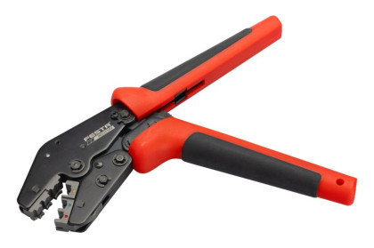 Kleště lisovací / krimplovací FESTA INDUSTRY s výměnnými čelistmi