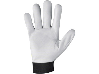 Rukavice CXS TECHNIK HV, kombinované, žluté, s blistrem  vel. 9