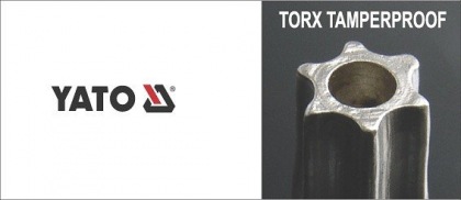 Sada klíčů TORX s otvorem 9 ks delší