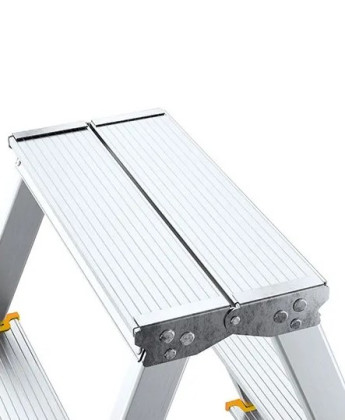 Hliníkové štafle oboustranné, 2x6 stupňů, 2,83 m, max. zátěž 150 kg