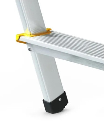 Hliníkové schůdky oboustranné, 2x3 stupně, 2,2 m, max. zátěž 150 kg