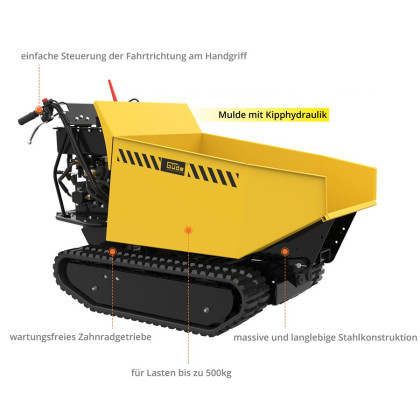 PÁSOVÝ DUMPER GRD 500/R
