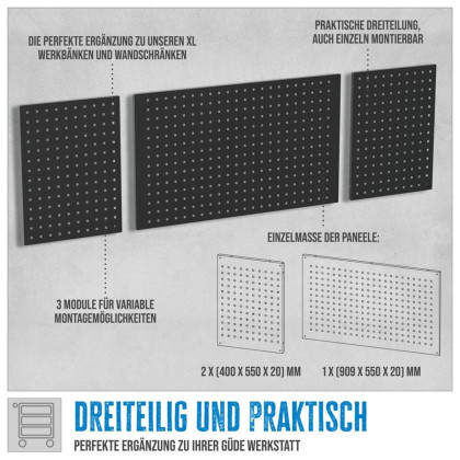 ZÁVĚSNÁ DESKA - SADA GL 1709 XL