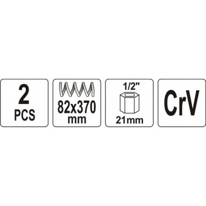 Stahovák pružin tlumičů automobilů 370 x 82 mm 2ks