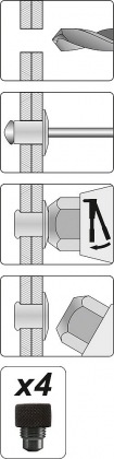 Nýtovačka ruční 250 mm