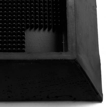 Gumová dezinfekční rohož (vana) na boty, obuv, podrážky FLOMA SD30 - 98 x 81 x 4,7 cm