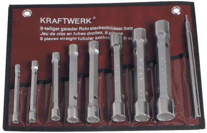 Souprava klíčů trubkových 6-22mm 6-hran 9ks - taška