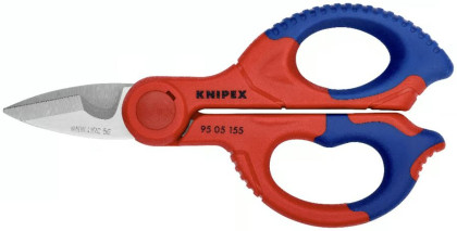 Elektrikářské nůžky Knipex, 155 mm - 9505155SB