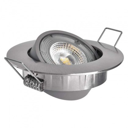 LED bodové svítidlo Exclusive stříbrné, 5W teplá bílá