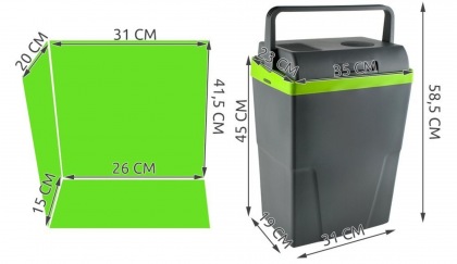 Chladící box 22l 230V/12V A++