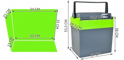 Chladící box 30l 230V/12V A++