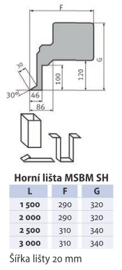 Ohýbačka plechu MSBM 2520-20 SH
