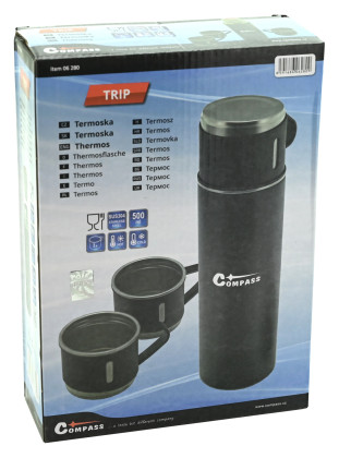 Termoska TRIP 500ml + šálky