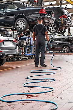 Vzduchová hadice s rychlospojkou 10 mm, 20 m - HAZET 9040N-1020