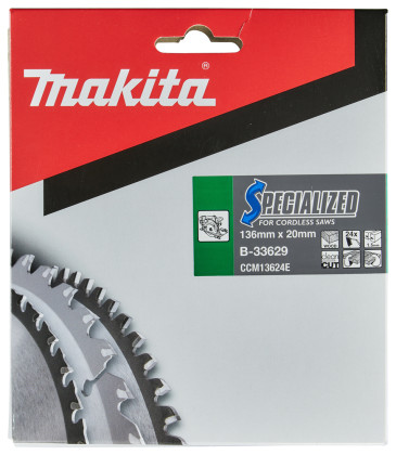 kotouč pilový dřevo SPECIALIZED 136x1.5x20mm 24Z pro aku pily = old B-21995