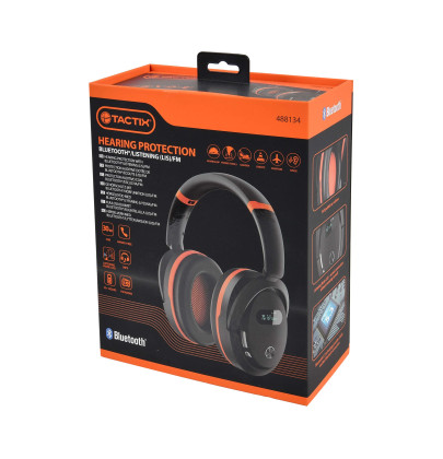 Ochranná sluchátka s rádiem FM+BT+ hands-free + LIS - TC488134