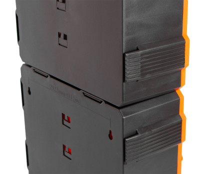 Plastový organizér, 4 uzavíratelné boxy - TC320670