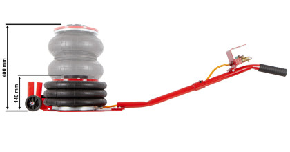 Pneumatický měchový zvedák na auto, 3t - AH3000