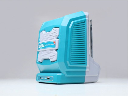 Rádio AKU, 20V Li-ion, 2000mAh, bez baterie a nabíječky, industrial