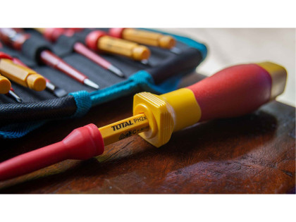 Elektrikářské šroubováky, sada 12ks, výměnná rukojeť, industrial