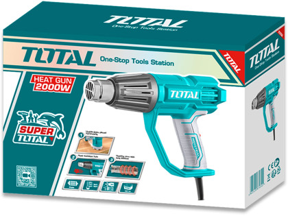 Pistole horkovzdušná, 2000W, industrial