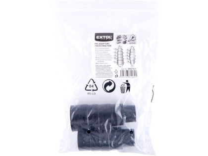 Adaptéry k odsávání, sada 2ks, ⌀vnější: 26-41/28-38mm