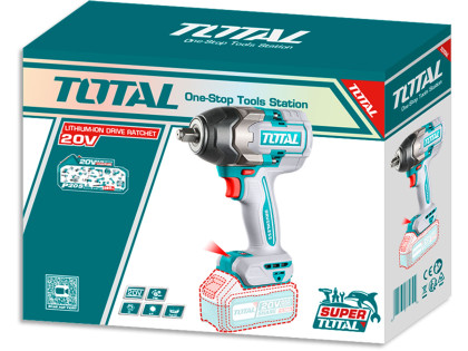 Utahovák rázový AKU 1/2', brushless, 850Nm, 20 V Li-ion, bez baterie a nabíječky, industrial