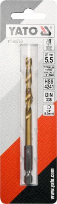 Vrták na kov TITAN 1/4" 5,5mm