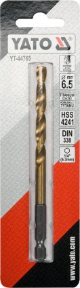Vrták na kov TITAN 1/4" 6,5mm