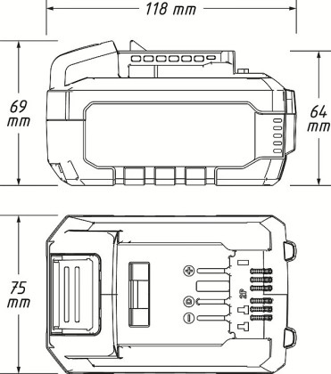 Akumulátor 18V, 5Ah, Li-Ion - Hazet 9500-05