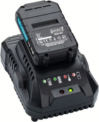 Aku vrtačka se 2 Akumulátory 18V 5 Ah + rychlonabíječka - Hazet 9530-1/4