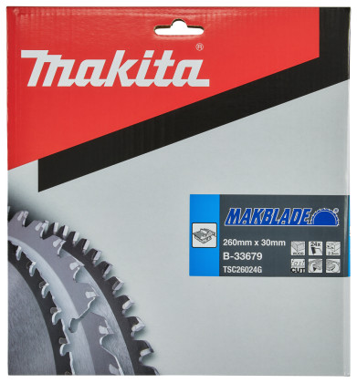 kotouč pilový dřevo MAKBLADE 260x2.3x30mm 24Z = old B-21989