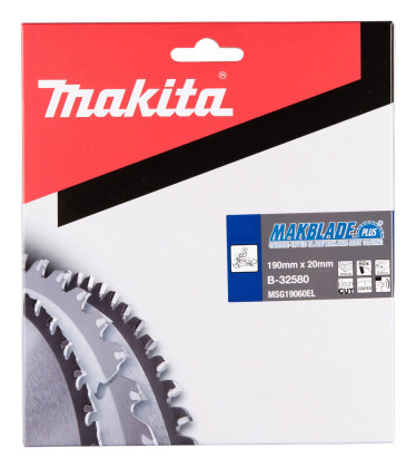 kotouč pilový dřevo MAKBLADEplus 190x2x20mm 60Z = old B-08757