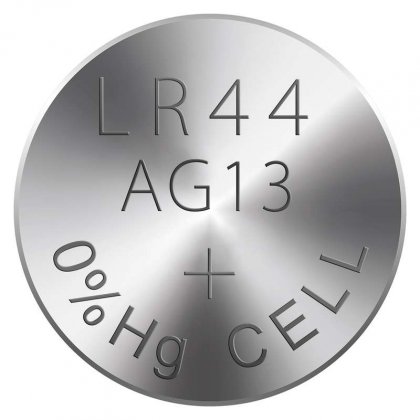 Alkalická knoflíková baterie RAVER LR44 (A76), blistr