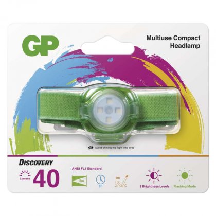 Čelovka GP CH31 zelená