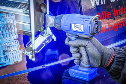 Aku horkovzdušná pistole, 18 V, bez akumulátoru, BGS 7372