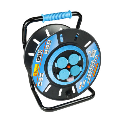Prodlužovací kabel na bubnu | 4 zásuvky, 230 V / 25 m (1.5 mm²)