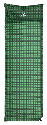 Karimatka samonafukovací 190x60x3,8cm s polštářem KILT zelená