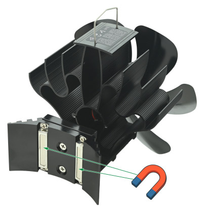 Ventilátor krbový THRONE na kouřovod 160mm
