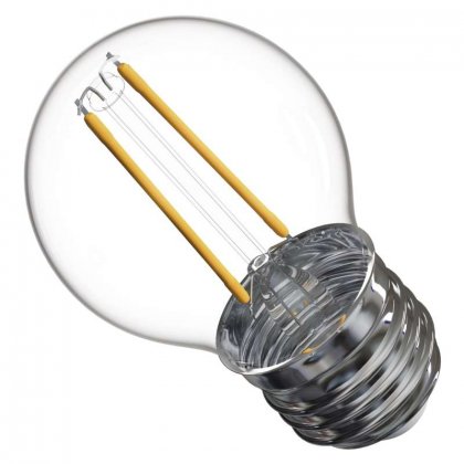 LED žárovka Filament Mini Globe 2W E14 teplá bílá