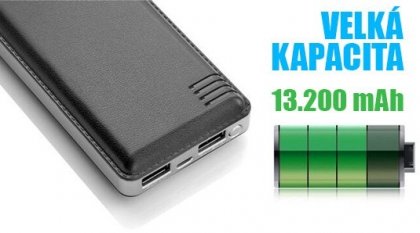 Power bank - přenosná baterie pro nabíjení mobilů, tabletů, navigací atd. HC-M7, bílá